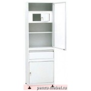 Шкаф медицинский ПН-ШМС-1-Т-А-Р-1
