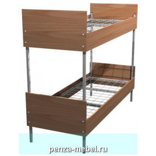 Кровать металлическая двухъярусная