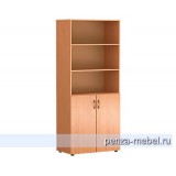 Шкаф широкий полуоткрытый